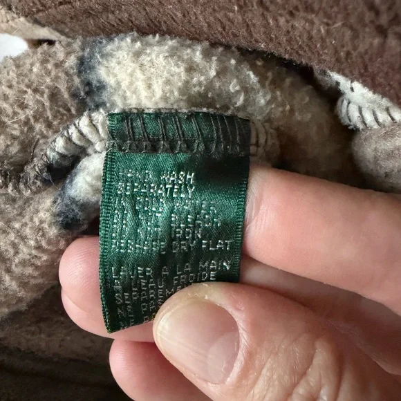 Vintage Lauren Ralph Lauren Oversized 1/4 Zip Fleece Jacket